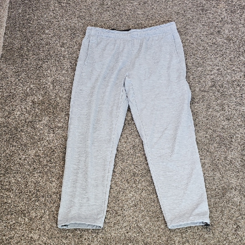 AND1 Mens Sweatpants! Mens Grey And Black Sz Xlg !!